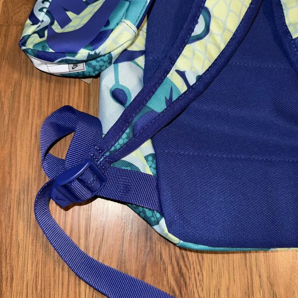 Nike Elemental Big Kids 20L Backpack w/Pencil Case HM6895-701 Green Blue Fruit
